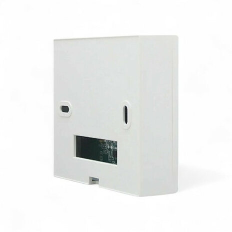 Thermostaat voor cv met touchscreen, inbouw, 2-draads, programmeerbaar, wit