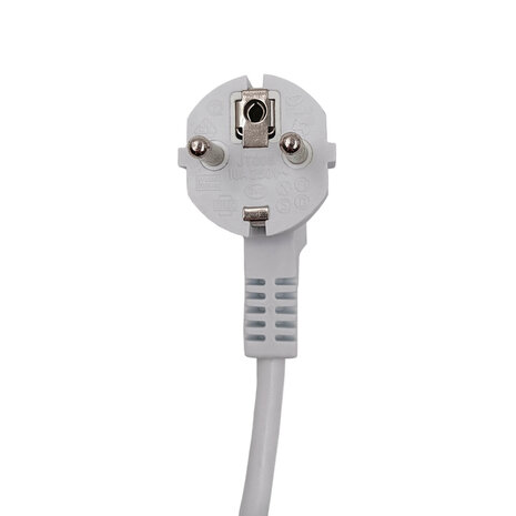 Slimme wifi stekkerdoos met 4 stopcontacten, 2 USB-A en 1 USB-C, wit