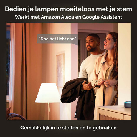 Kaarslamp voor binnenverlichting met Zigbee en Bluetooth dimbaar warm wit licht E14 fitting