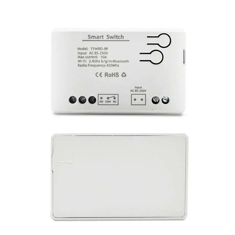 Smart Switch (COM/NO/NC) voor schakelen met Wifi app bediening en 10 Ampere capaciteit