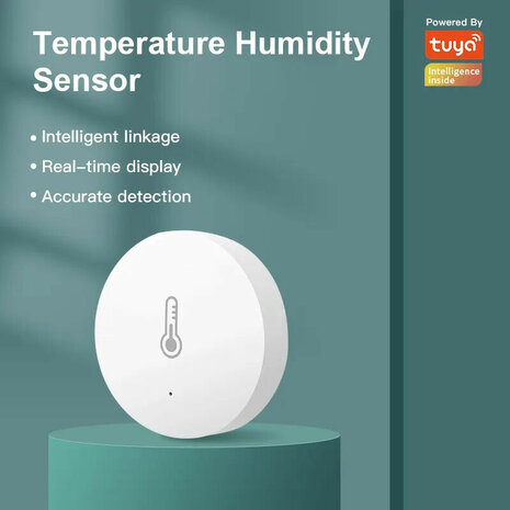 Thermometer en hygrometer voor binnen met real time monitoring en groot display