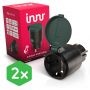 Innr OSP 210 Outdoor Tussenstekker 2-Pack| Werkt met Hue