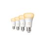 Philips Hue White Ambiance E27 Lamp 4-Pack 800L