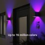 Hombli Outdoor Wand Verlichting V2 Lamp Grijs 2-Pack