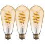 Hombli Smart Lamp Edison Filament Amber 3-pack
