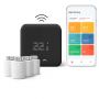 Tado Smart Thermostat V3+ starterpack Zwart (Draadloos) + 4 Radiatorknoppen