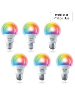 Innr RB 286 C Kleur Lamp E27 6 Pack | Werkt met Hue