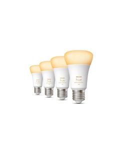 Philips Hue White Ambiance E27 Lamp 4-Pack 800L