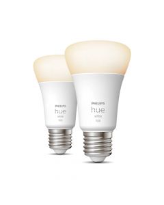 Philips Hue White E27 Lamp 2-Pack 1100L