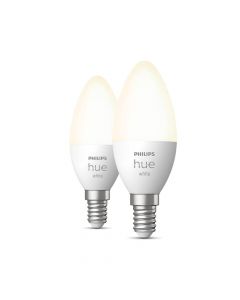Philips Hue White E14 Kaarslamp 2-Pack