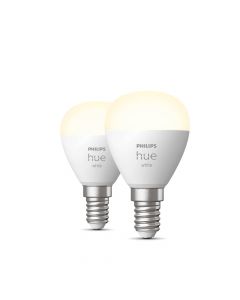 Philips Hue White E14 Kogellamp 2-Pack