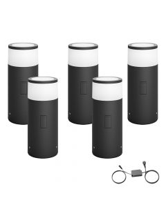 Philips Hue Calla Starterpack Zwart 5 Sokkellampen