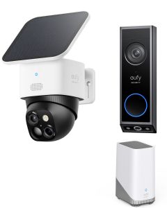 Eufy Solocam S340 en Deurbel E340 met Homebase 3 Starterbundel