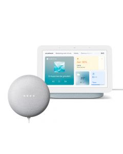 Google Nest Hub 2nd Gen + Mini Chalk 