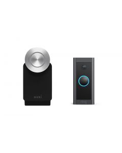 Nuki Smart Lock Pro 4 Zwart + Ring Deurbel Bedraad
