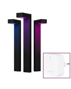 Hombli Outdoor Pad Verlichting Starterkit 3 lampen + Bridge