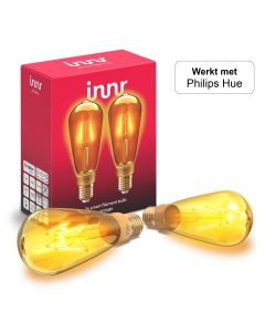 Innr RF 264 Filament Edison Lamp 2-Pack | Werkt met Hue