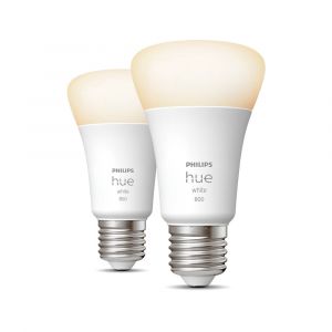 Philips Hue White E27 Lamp 2-Pack 800L