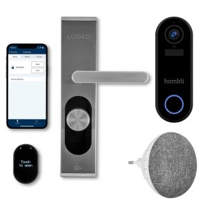 Loqed Touch Smart Lock + Hombli Doorbell + Chime